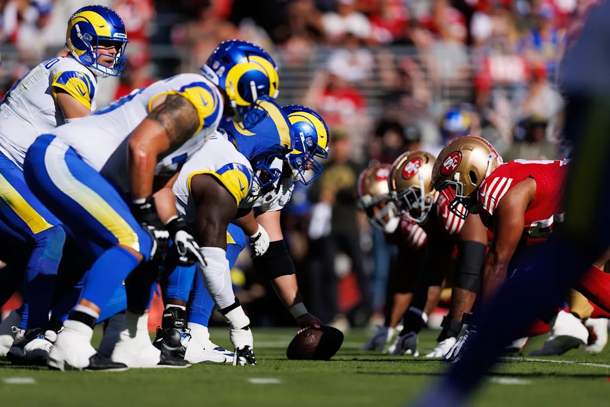 49ers и Rams в исторически мач в Мелбърон: 49ers доминират, а обещаващият rookie Де'Джаун Страйблинг напуска полето с травма