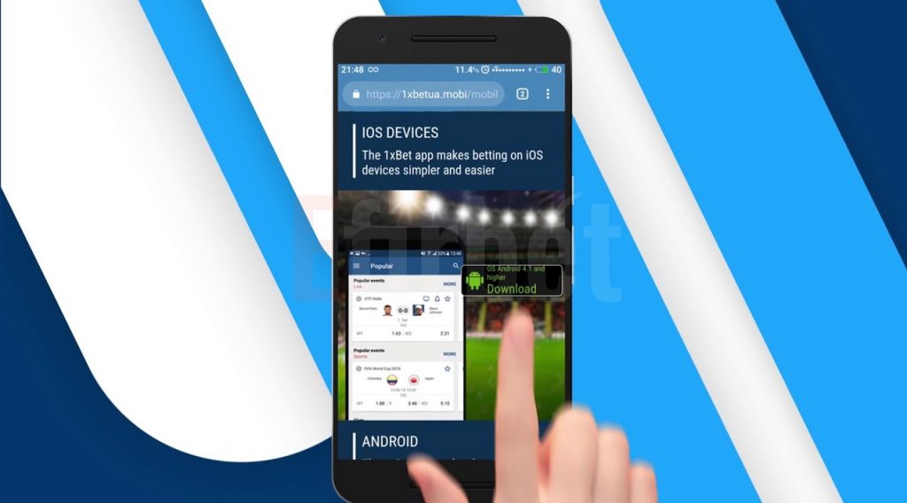 1xBet Mobile App Android & iOS