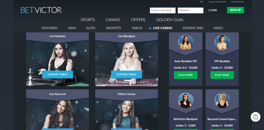 Betvictor Online Casino Review