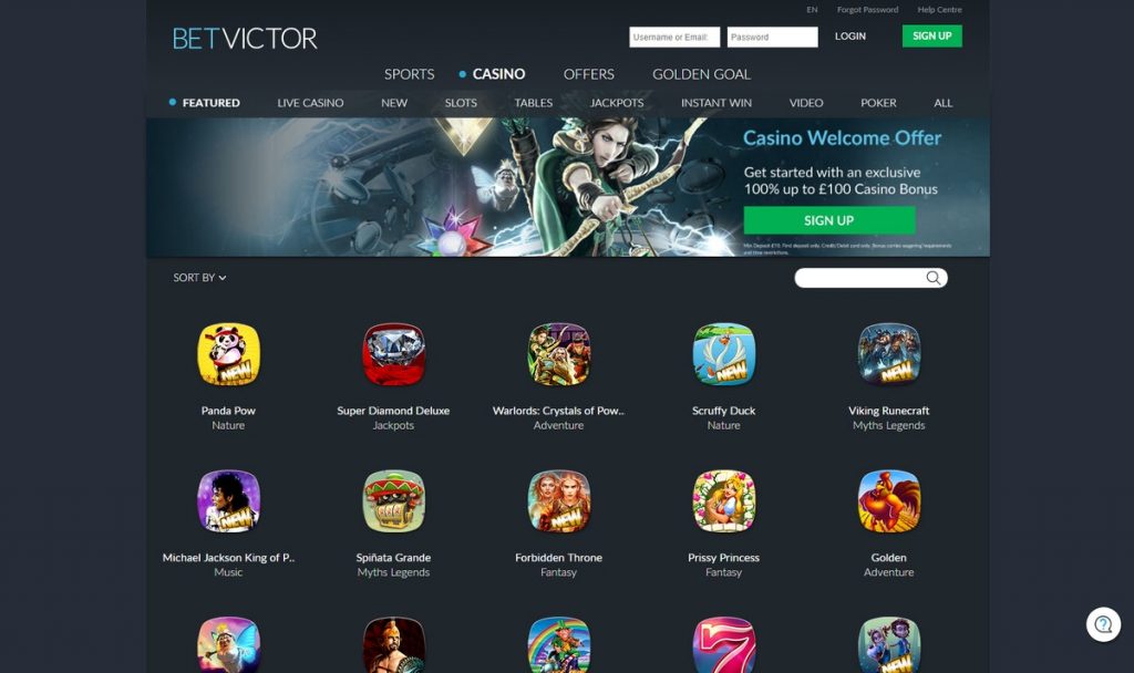 Betvictor Online Casino