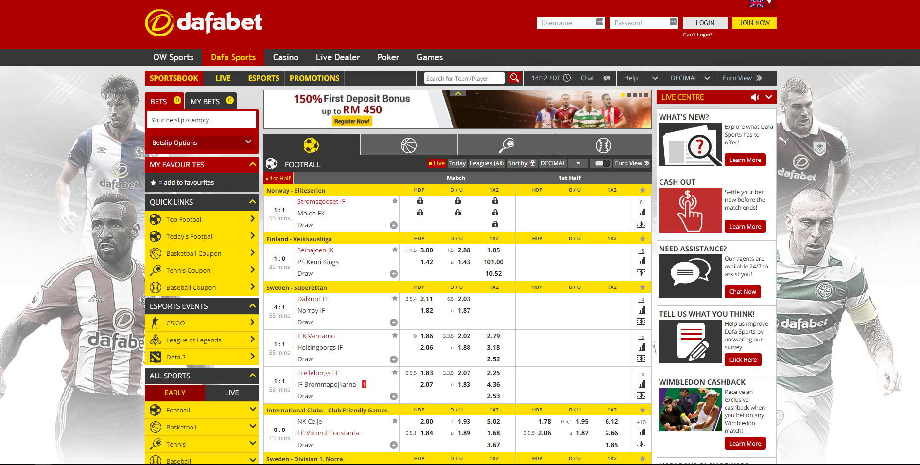 Dafabet mobile betting station high percentage forex