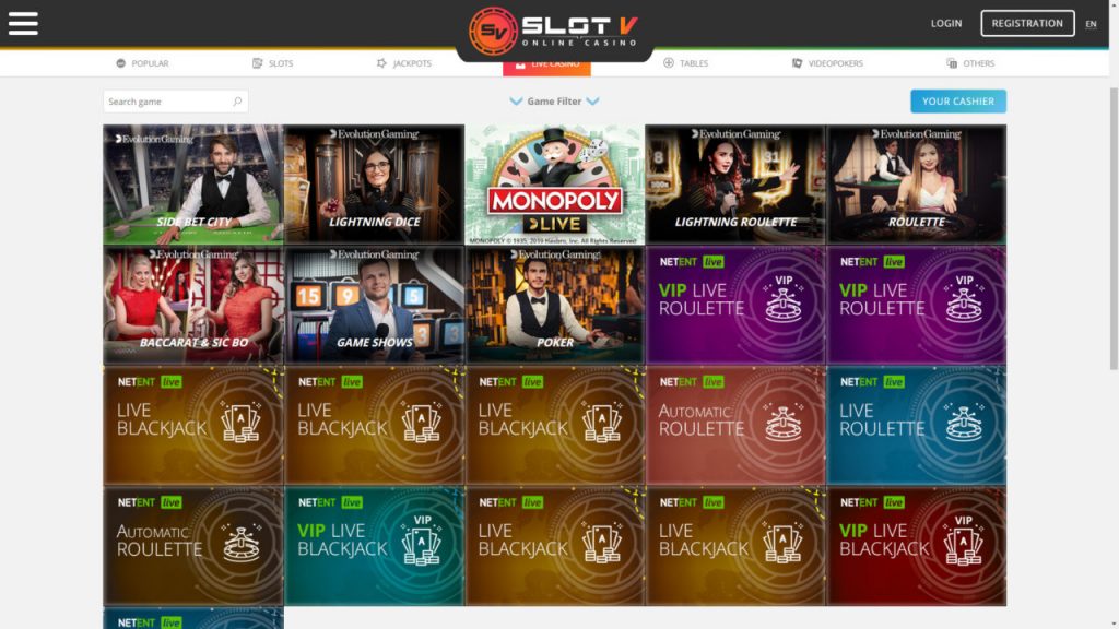 SlotV Online Casino Review