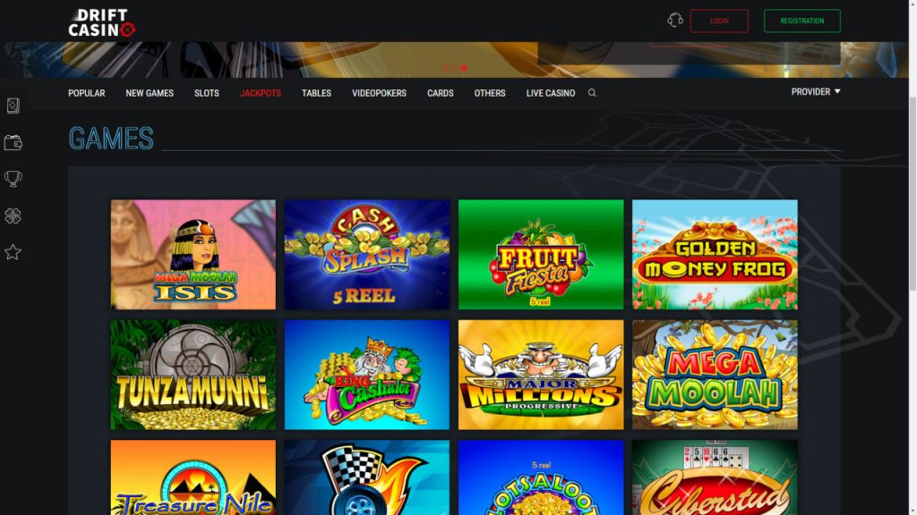 Drift Online Casino Review